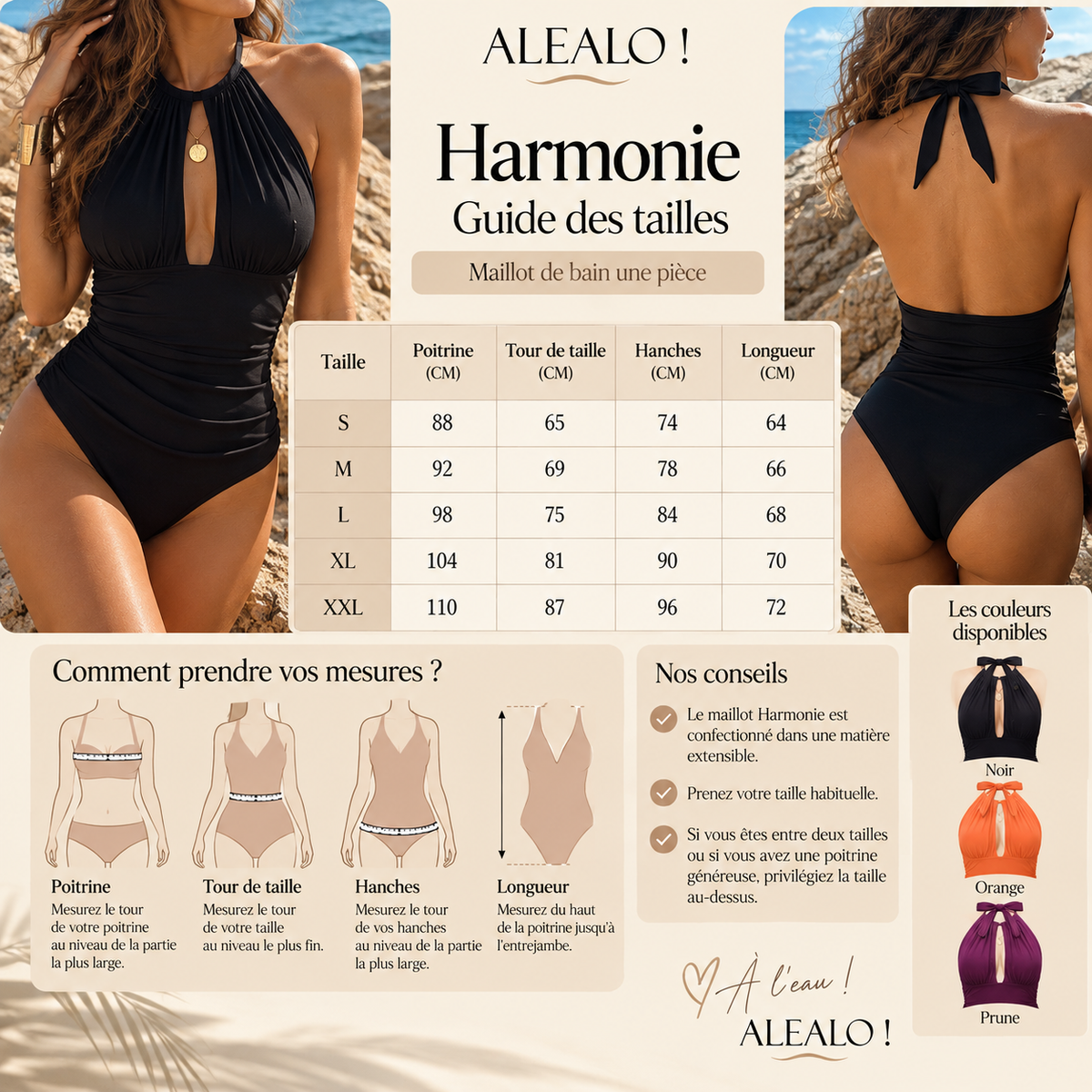 Harmonie - Maillot de bain une pièce